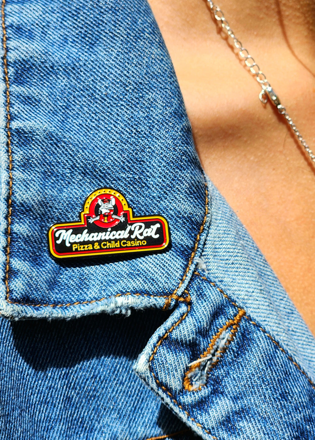 Mechanical Rat "Child Casino" Enamel Pin