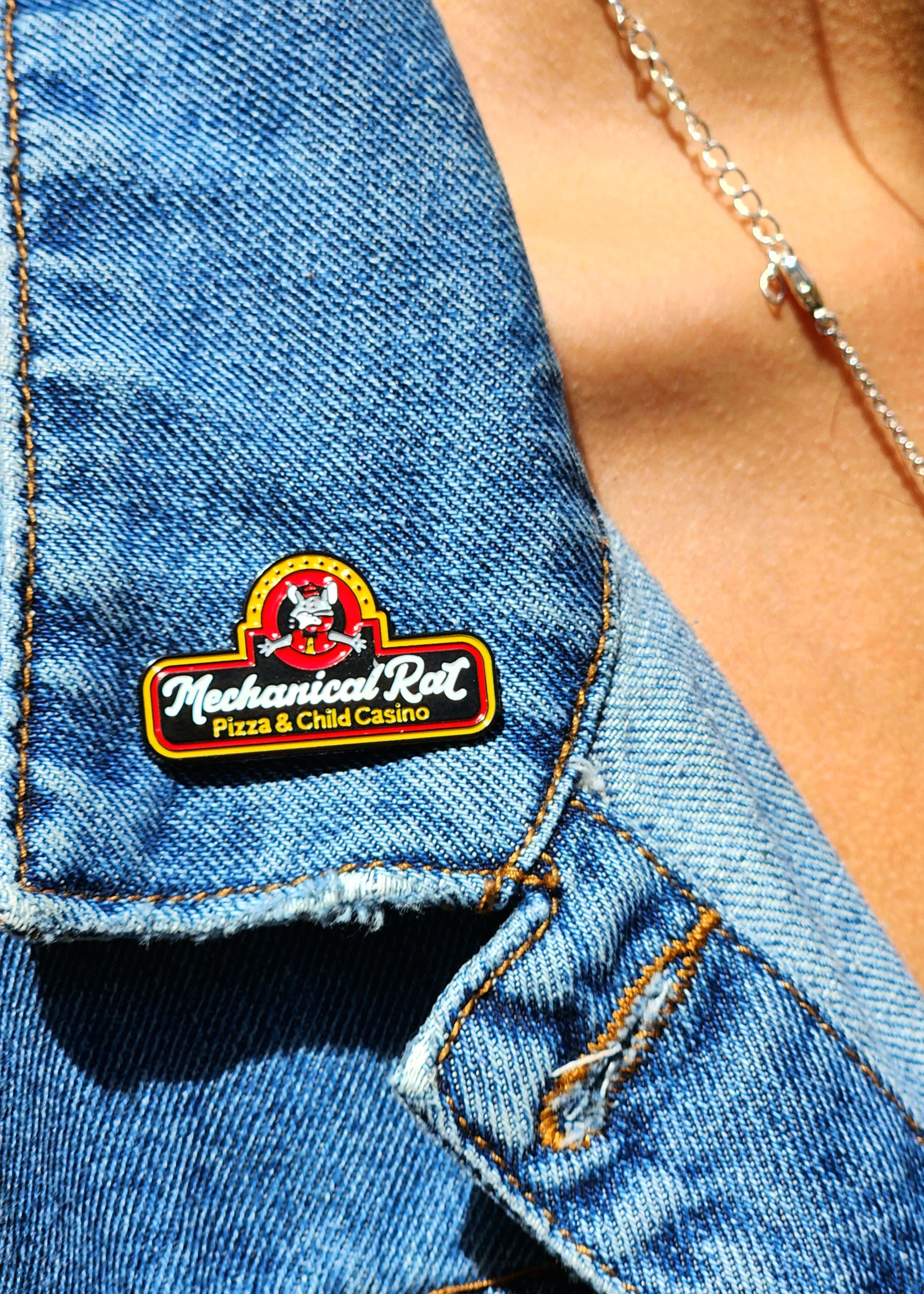 Mechanical Rat "Child Casino" Enamel Pin