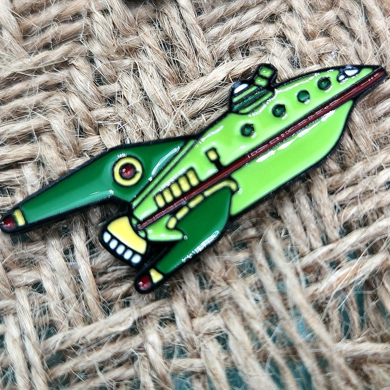 Planet Express Ship Enamel Pin