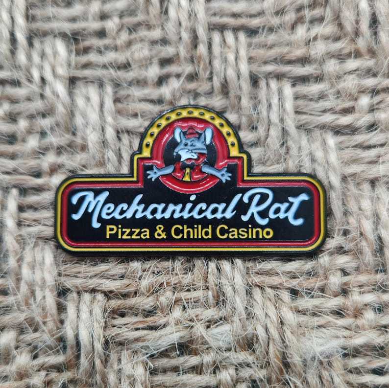 Mechanical Rat "Child Casino" Enamel Pin